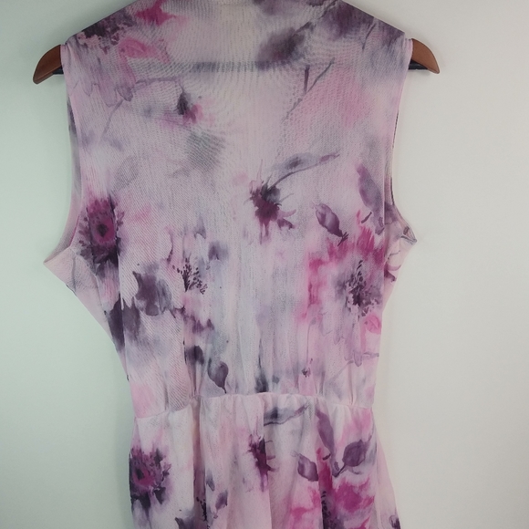 Piper Sparrow 1X Pink Purple Mesh Net Top - Picture 2 of 5